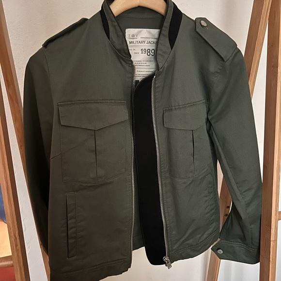 Zadig and Voltaire Military Style Jacket Kaki - Picture 2 of 7